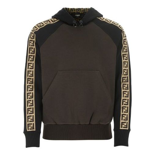 Men's FENDI Side Sleeve Colorblock Brown FAF588AD39F1BYO