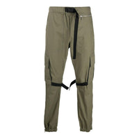 Off-White SS22 Casual Pants 'Military Green' OMCF031F22FAB0015656