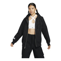 (WMNS) Nike Bis Swoosh Jacket 'Black' FV7775-010