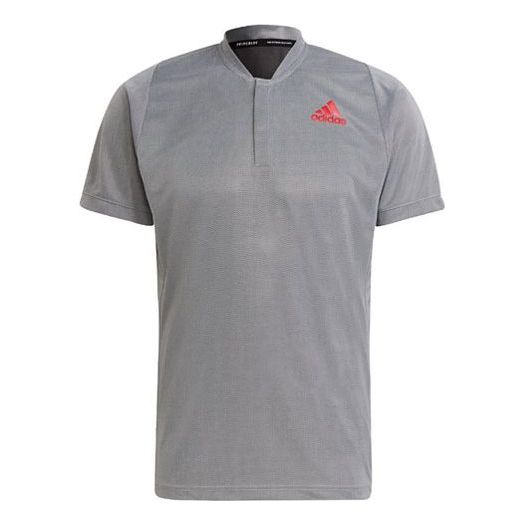 adidas Trlt Polo Pb Tennis Sports Short Sleeve Polo Shirt Gray GK9646