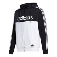 adidas Colorblock hooded Sports Cardigan White GD5503