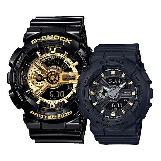 CASIO Baby-G 'Black' GA-110GB-1APR+BA-110GA-1APR