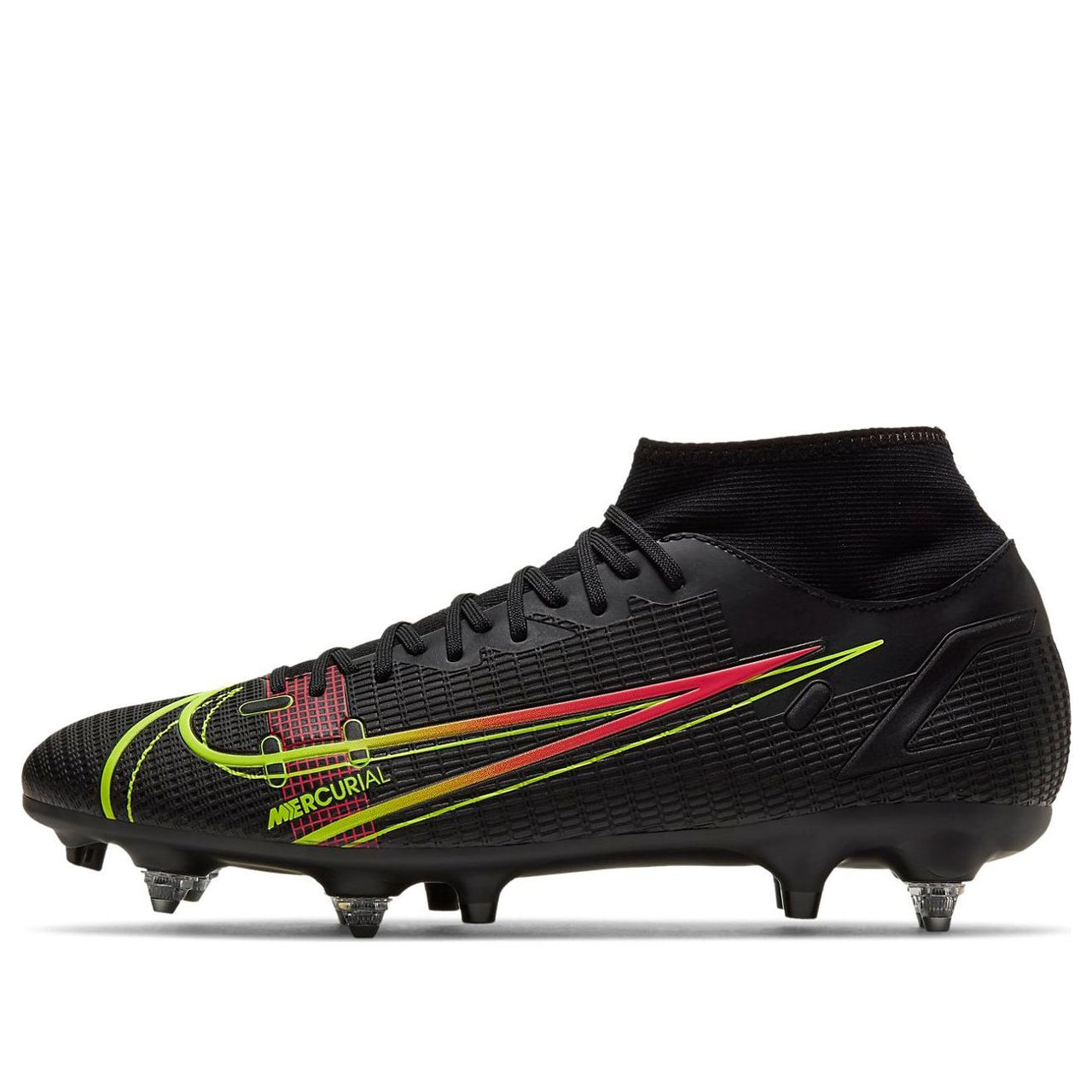 Nike Mercurial Superfly 8 Academy SG Pro 'Black Yellow Red' CW7432-090