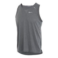 Nike Rise 365 Dri-fit Breathable Quick Dry Running Vest Gray CJ5419-097
