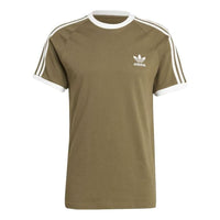 adidas originals Adicolor Classics 3-Stripes T-shirt 'Olive Strata' IA4843