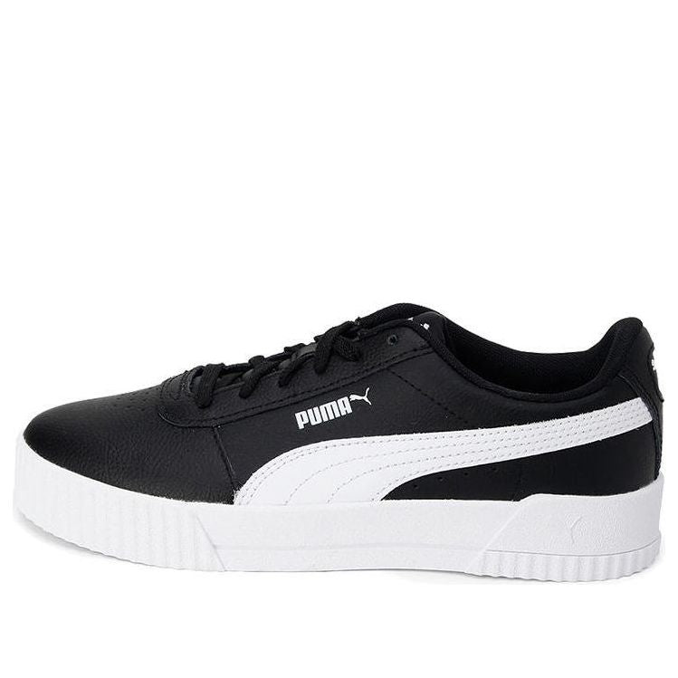 (WMNS) PUMA Carina Leather 'Black White' 370325-16