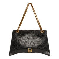 (WMNS) Balenciaga Crush Large Chain Bag 'Black' 716332210IT1000