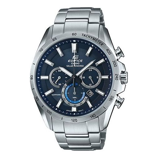 CASIO Waterproof EDIFICE Solar Powered Mens Blue Analog EFB-520SBD-2AVUPR