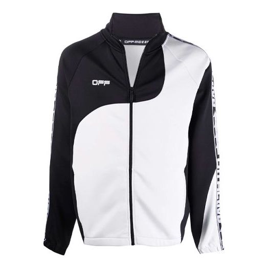 Off-White Logo Alphabet Printing Loose Jacket Version Black White OMVC003V21FAB0011001