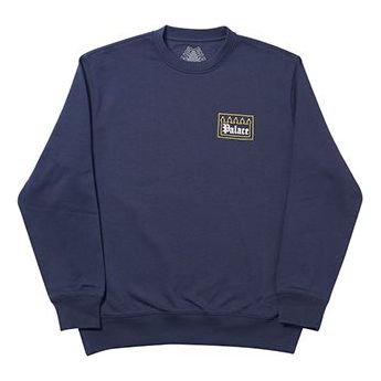 PALACE Gated Community Crew Navy LOGO P19SS019