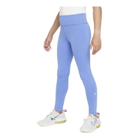 (GS) Nike Dri-FIT One Leggings 'Light Blue' DQ8836-450