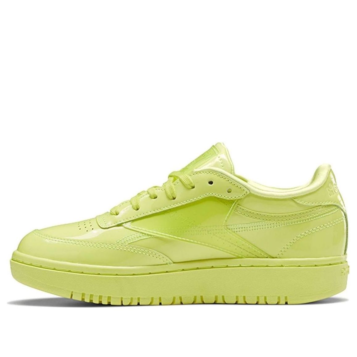 (WMNS) Reebok Cardi B x Coated Club C Double 'High Vis Green' H02568