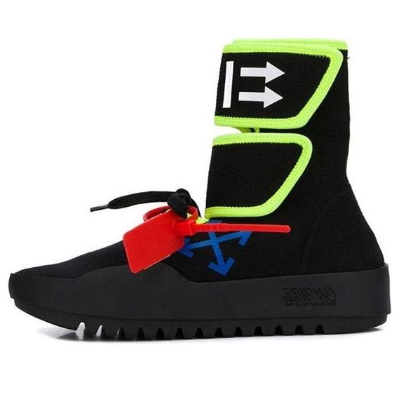 Off-White Moto Wrap 'Black Green' OWIA132S19B830341088