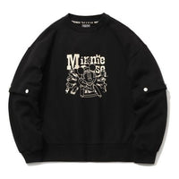 (WMNS) Li-Ning x Disney Crossover Sports Printing Graphic Hoodie 'Black' AWDR140-4