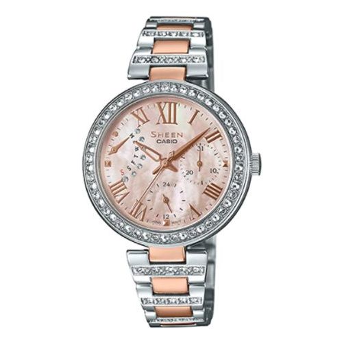 CASIO SHEEN Series Vintage Fashion s Rose Gold Analog SHE-3043BSG-9A