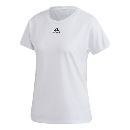 (WMNS) adidas Back Short Sleeve White FL1829