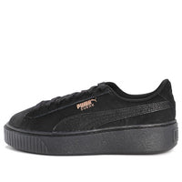(WMNS) PUMA Suede Platform 'Triple Black' 366694-02