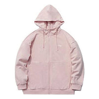 Li-Ning Living Series Alphabet Embroidered Solid Color Sports Hoodie Pink AWDQD26-2