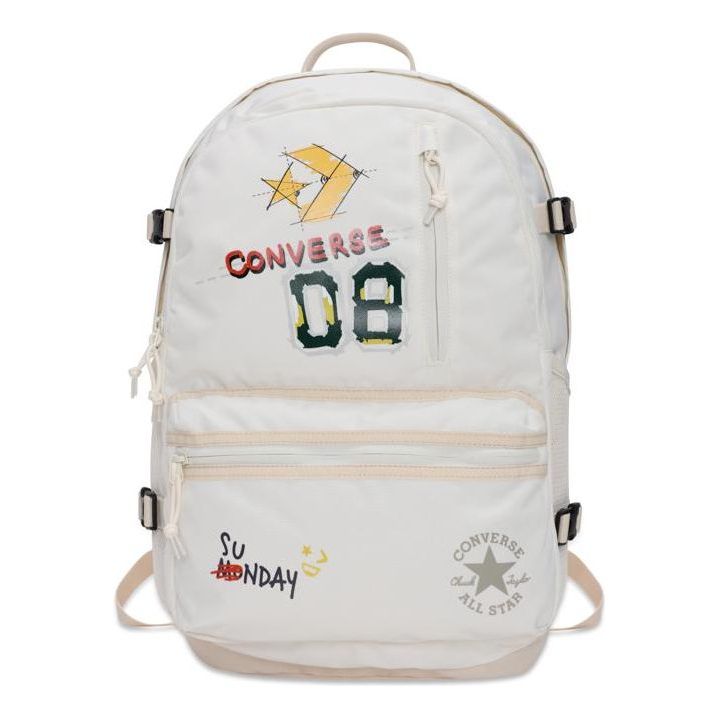 Converse Straight Edge Backpack 'White' 10024938-A02