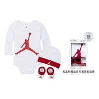 (TD) Air Jordan Baby 3 Piece Set 'White' CT3072-100