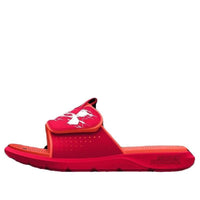 (GS) Under Armour Mercenary Slide 'Red After Burn' 3026154-600