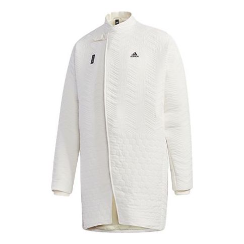 adidas Wj Jkt Excite Solid Color Sports Jacket White GM4465