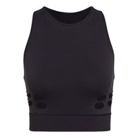 (WMNS) adidas by Stella McCartney TruePurpose Seamless Crop Top Asia Sizing 'Black' HB6068