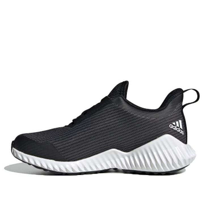 (GS) adidas Fortarun K 'Grey Black White' G27155