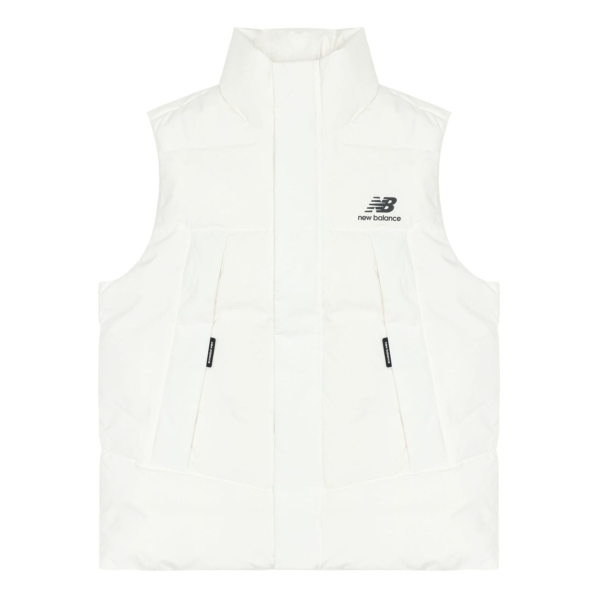 New Balance Pocket Puffer Vest Asia Sizing 'White' AMV24360-CIC