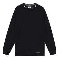 Nike x Stussy NRG BR Long-Sleeve Knit Top 'Black' CT4314-010