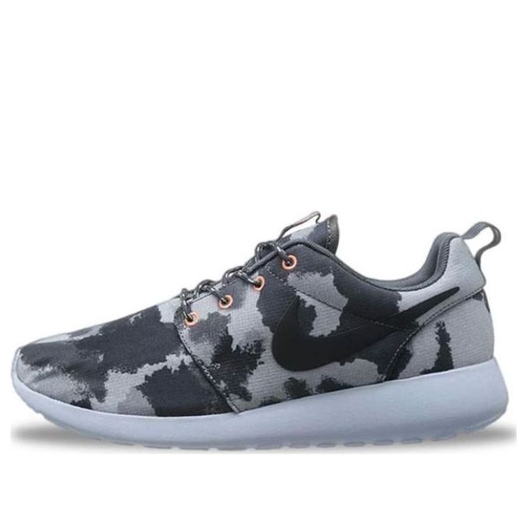 (WMNS) Nike Roshe Run 'Print Camo Slate Navy' 599432-400