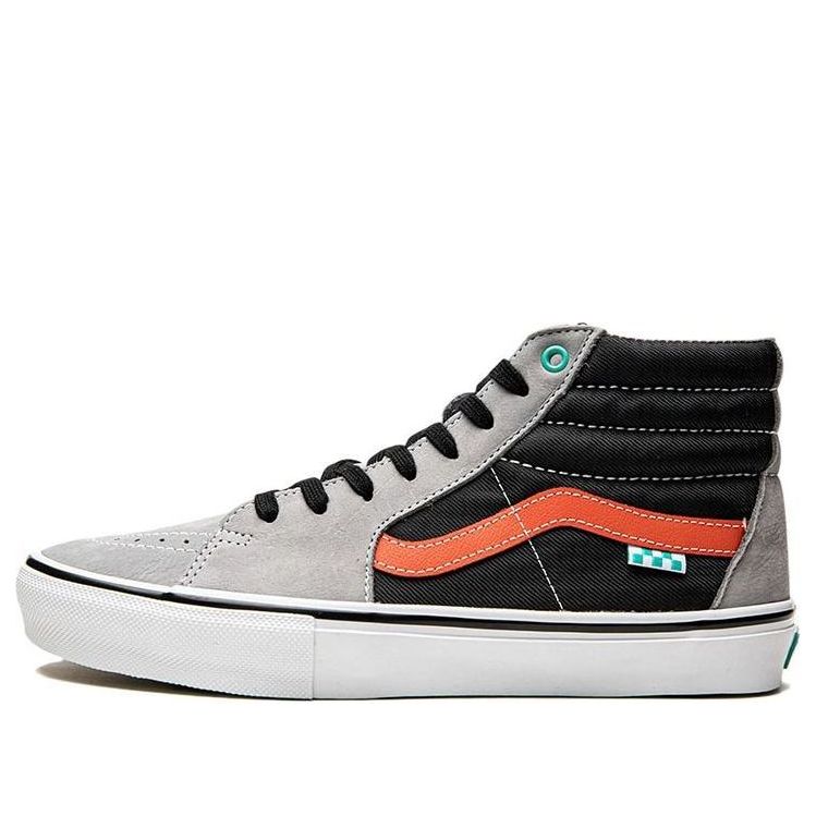 Vans Skate SK8-HI 'Gray Black Red' VN0A5FCCAPH