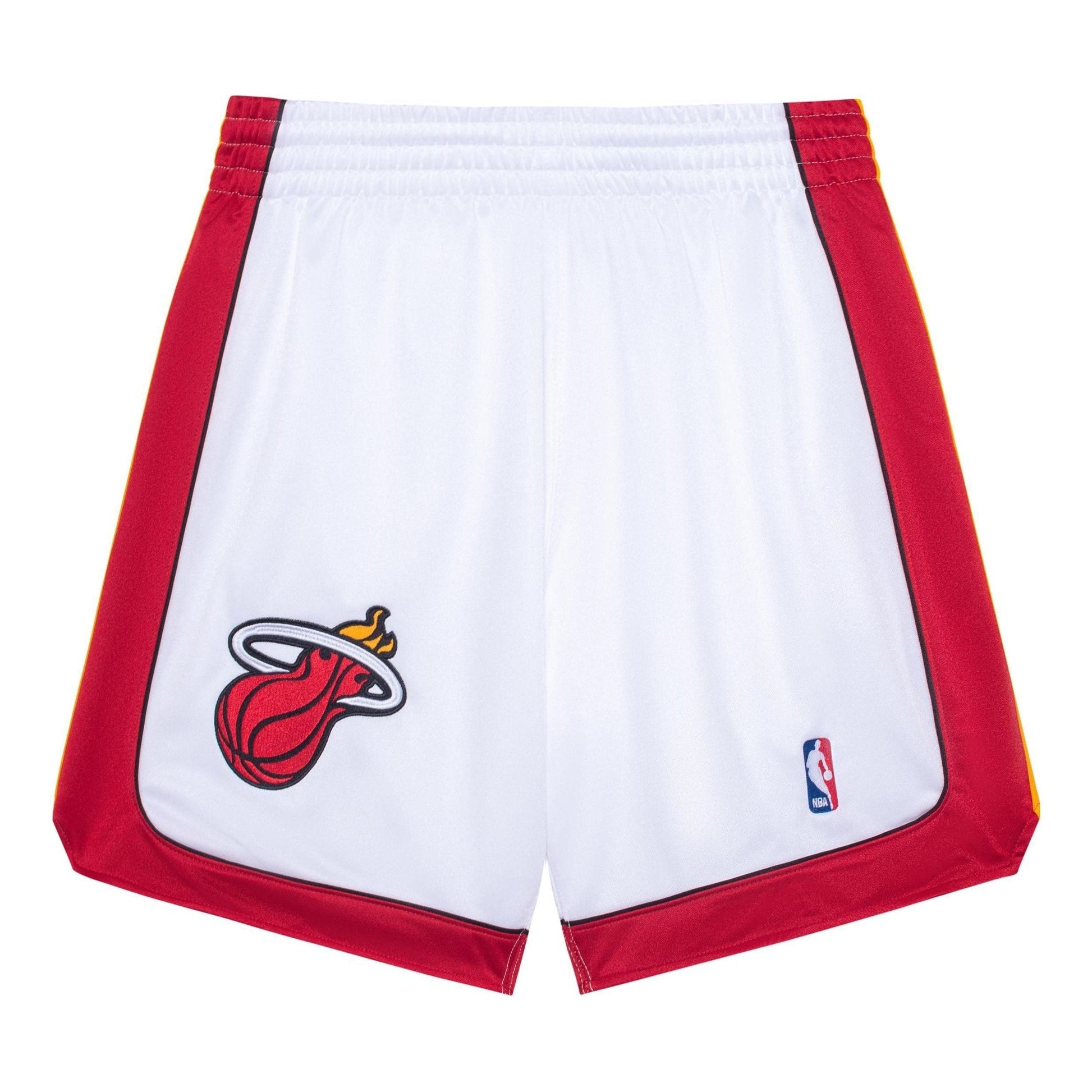 Mitchell & Ness x NBA Miami Heat 2005-06 Shorts 'White Red' ASHR4170-MHE05PPPWHIT