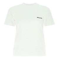 Balenciaga SS21 Logo Round-neck Short Sleeve White 612964TJV879040