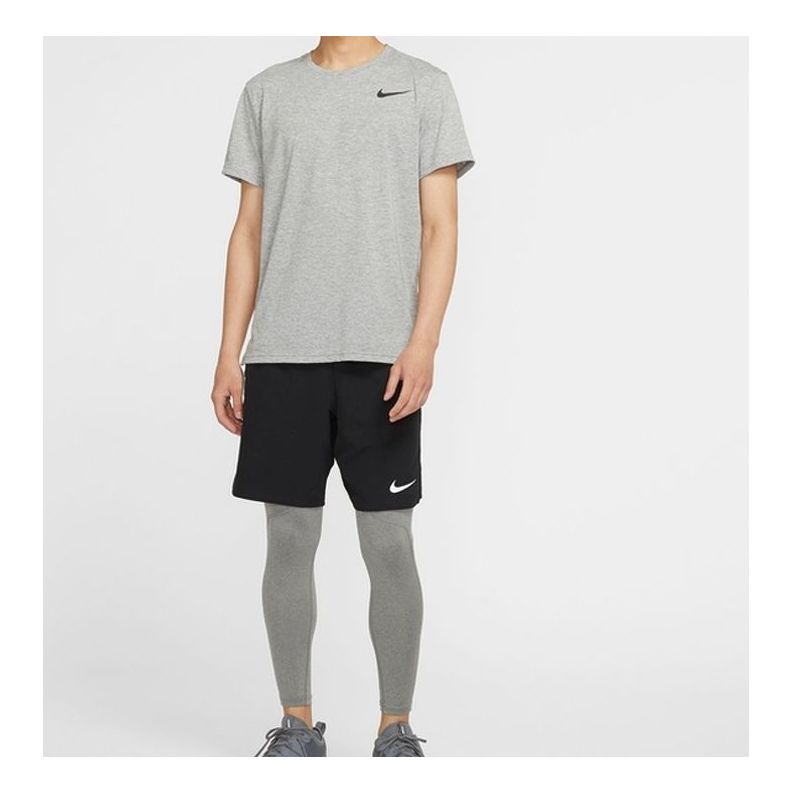 Nike Logo Training Round Neck Short Sleeve light grey CN9813-063