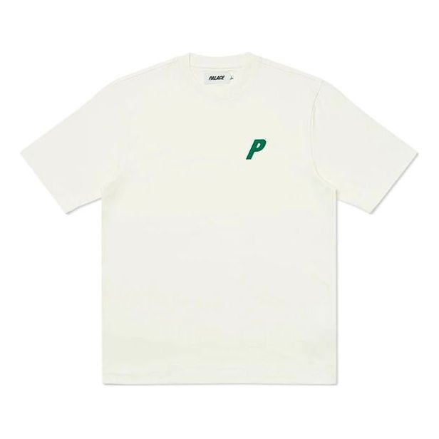 PALACE Felt P Alphabet Short Sleeve Unisex White PAL-SS20-85