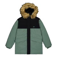 New Balance Warm Long Parka Jacket Asia Sizing 'Green Black' AMJ33330-DKJ