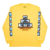 PALACE Unisex Ptv Longsleeve Triangle String Long Sleeve Yellow P17LS004