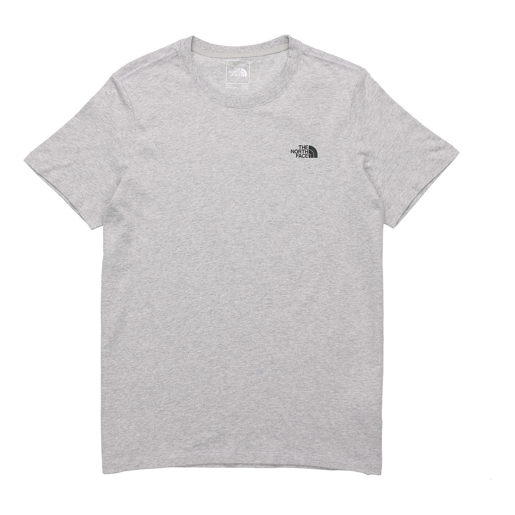 Men's THE NORTH FACE SS20 Geometry Pattern Logo Short Sleeve Gray 4998-DYX