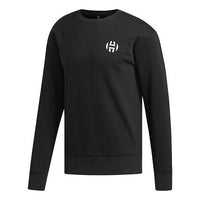 adidas Harden FLE Crew Basketball Casual Sports Round Neck Pullover Black EJ2143