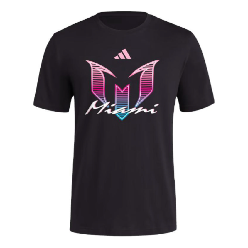 adidas Neon Lights Graphic Tee 'Black' JF4308