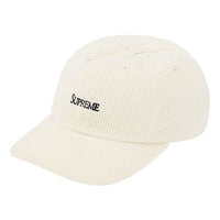 Supreme Corduroy 6-Panel 'White Black' SUP-SS20-161