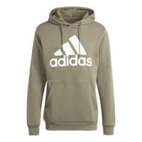 adidas Fleece Big Logo Hoodie 'Olive Green' IJ8913