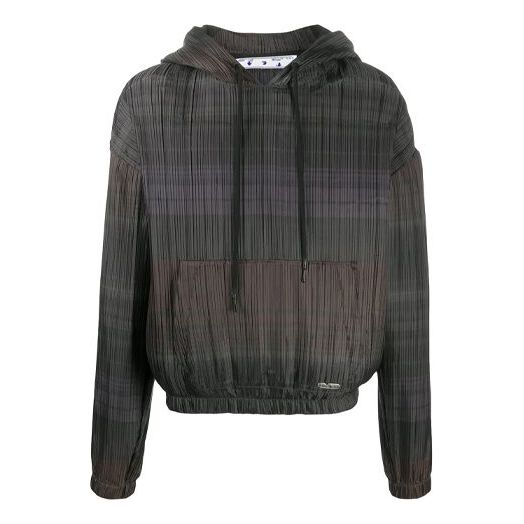 Men's Off-White Stripe Gray OMBB037F20FAB0016000