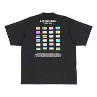 Balenciaga Pride 22 Oversized Cotton T-Shirt 'Black White' 694576TMVO21070