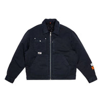 Men's HERON PRESTON Long Sleeves Jacket Blue HMEA052F20FAB0024500