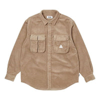 Palace FW22 Cargo Cord Shirt 'Brown' P23SHT073