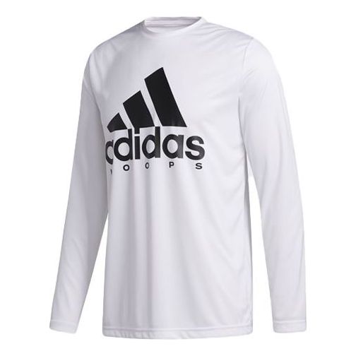adidas Hoops LS Basketball Long Sleeves 'White' GP4022
