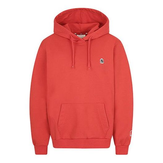 MLB Yankees Cartoon Series hooded Basic Small Label Embroidered Long Sleeves Unisex Red 31HD02011-50R