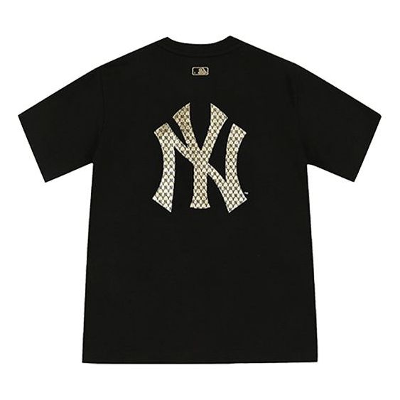 MLB New York Yankees Retro Pattern Short Sleeve Unisex Black 31TSX7031-50L